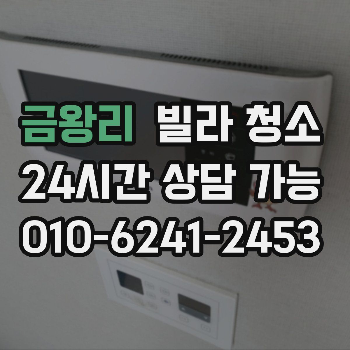 금왕리 빌라 청소