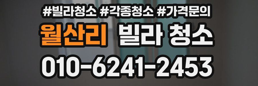 월산리 빌라 청소