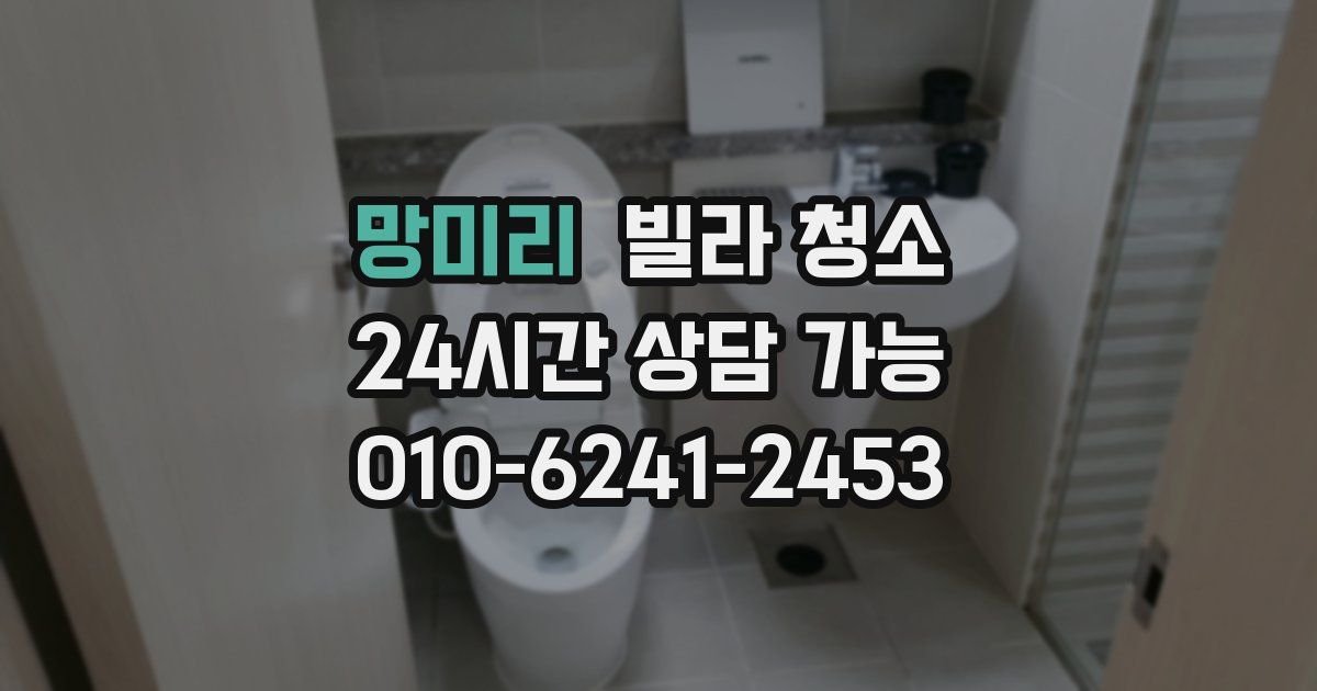 망미리 빌라 청소