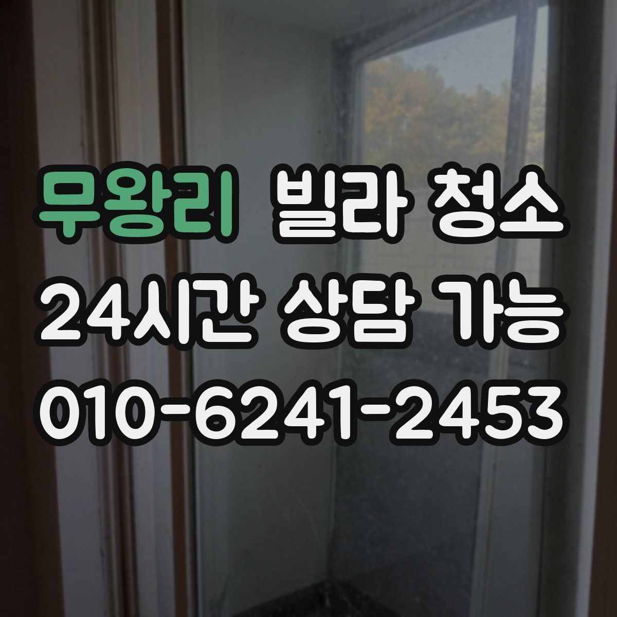 무왕리 빌라 청소