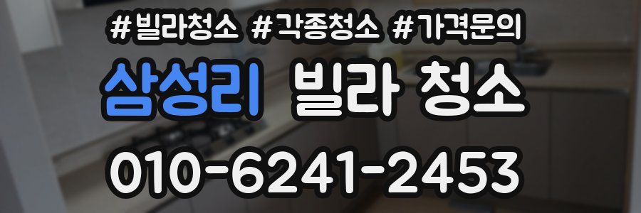 삼성리 빌라 청소