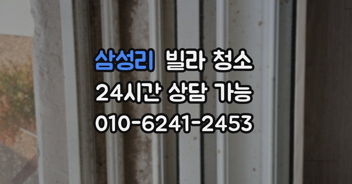 삼성리 빌라 청소