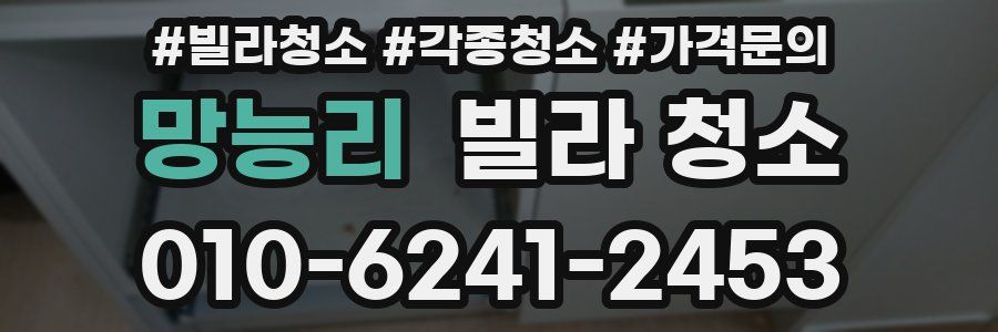 망능리 빌라 청소