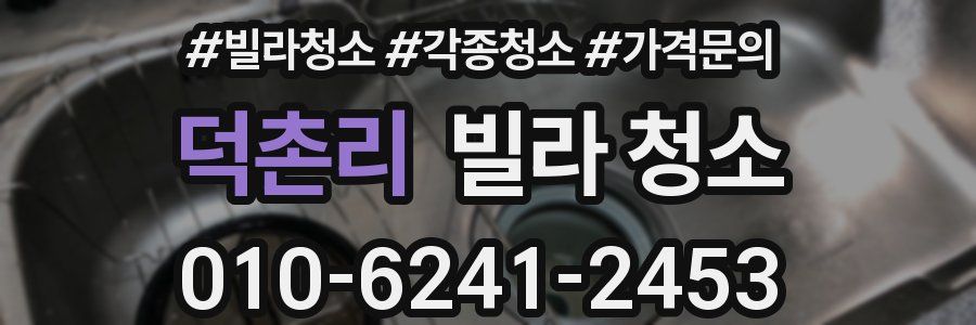 덕촌리 빌라 청소