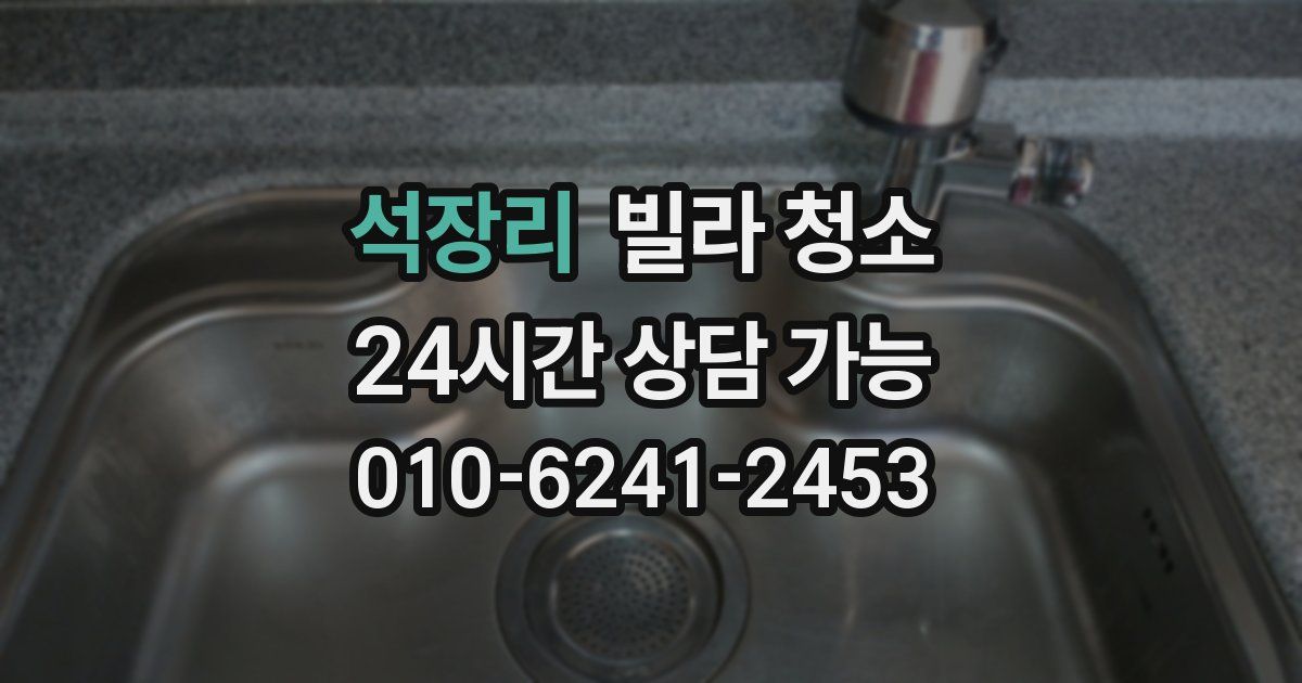 석장리 빌라 청소