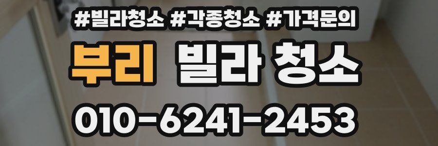 부리 빌라 청소