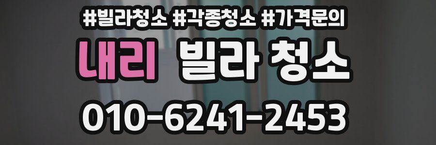 내리 빌라 청소