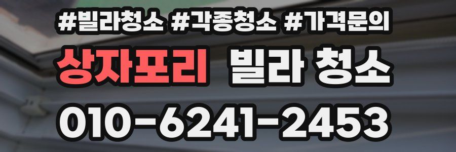 상자포리 빌라 청소