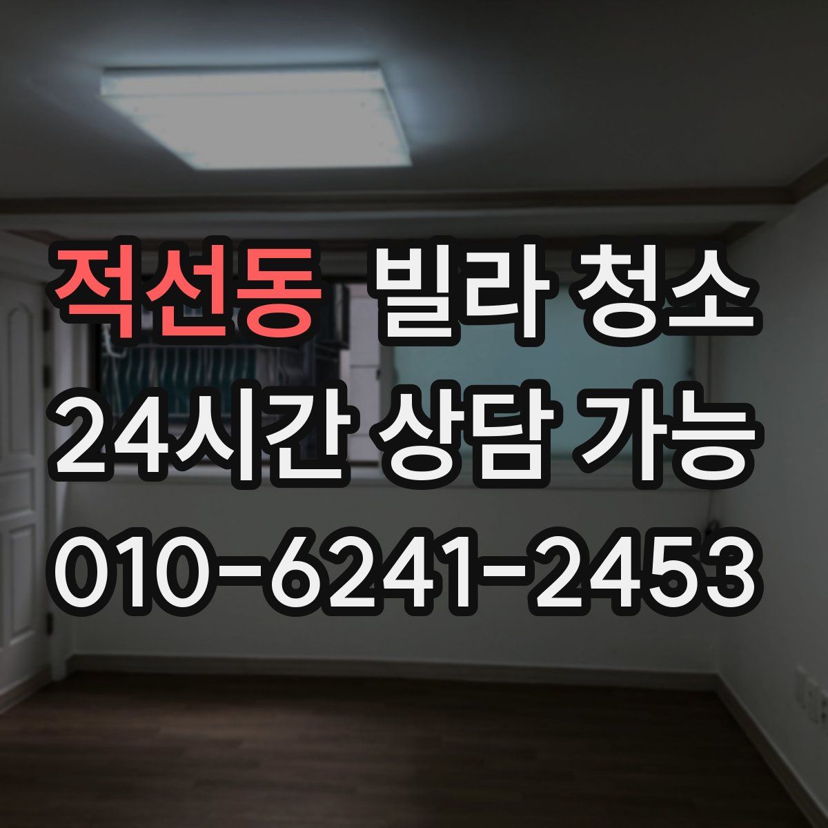 적선동 빌라 청소