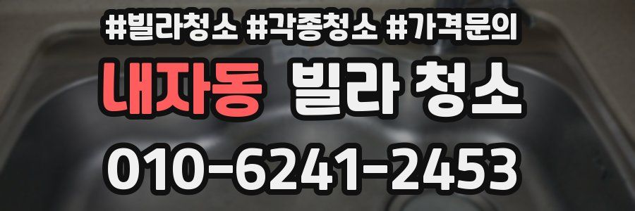내자동 빌라 청소
