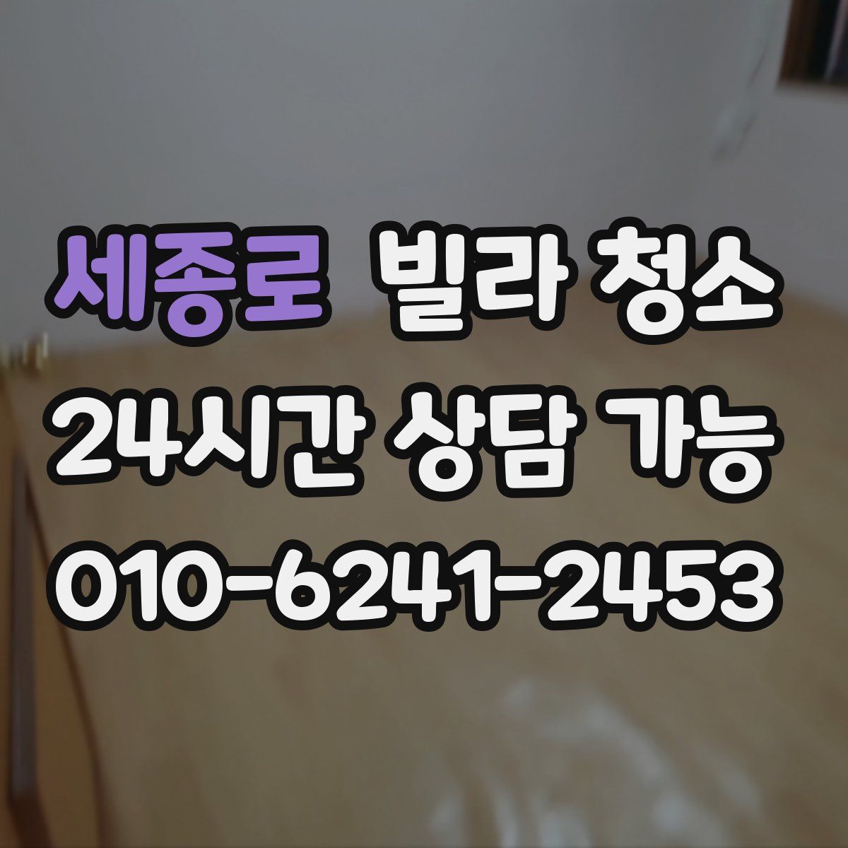 세종로 빌라 청소