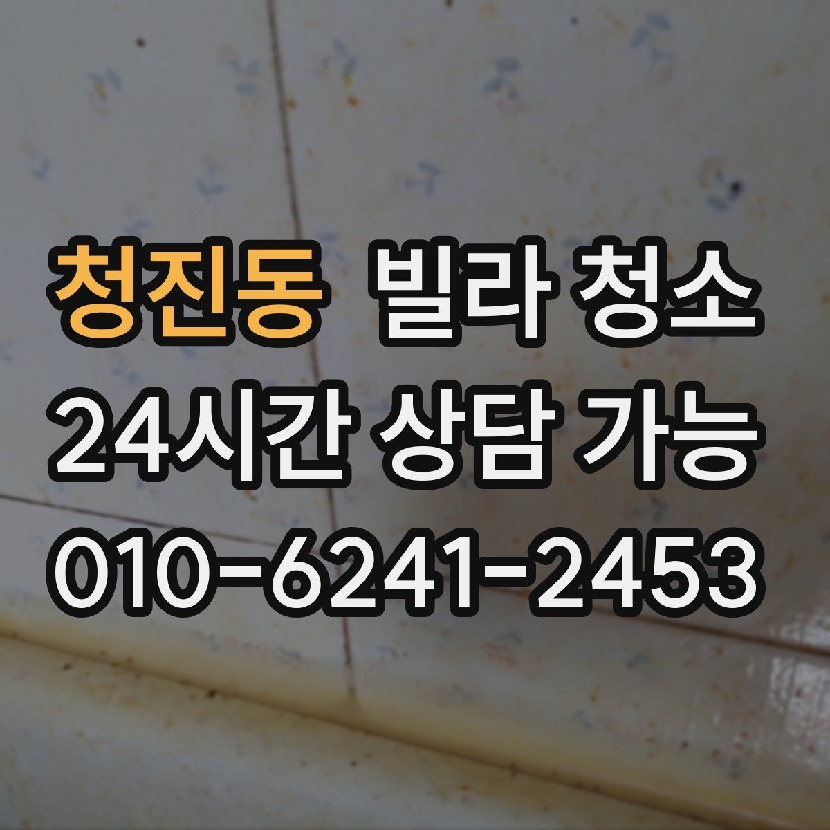 청진동 빌라 청소 곰팡이 제거가 별도인 경우 확인하기