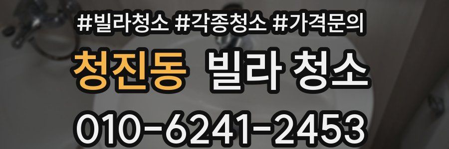 청진동 빌라 청소