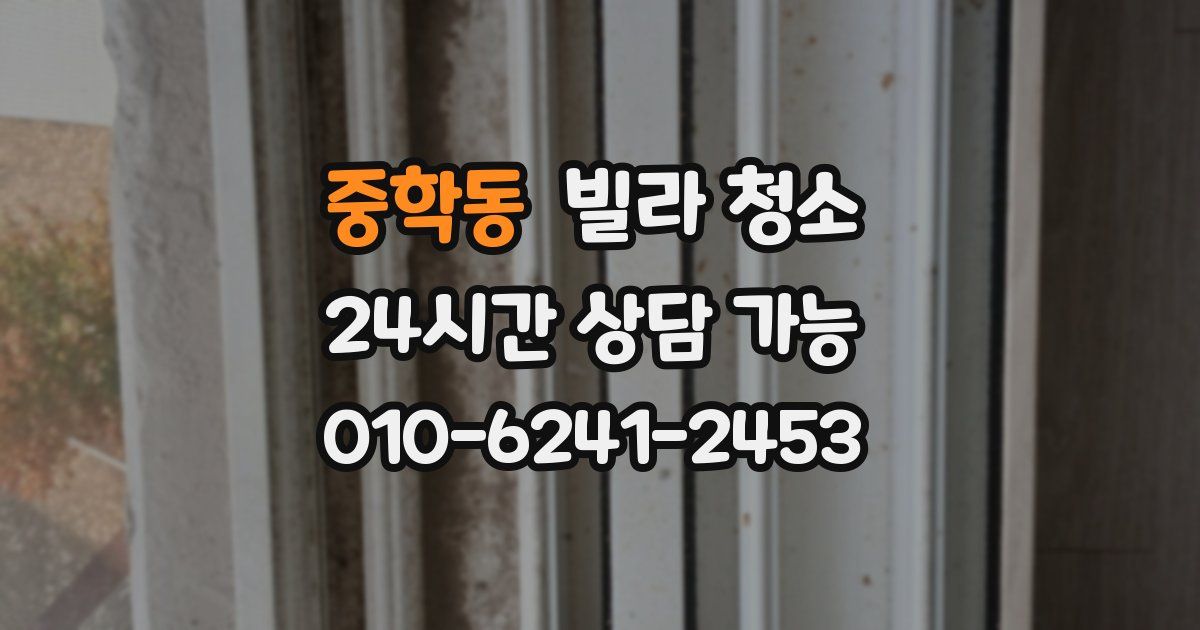 중학동 빌라 청소