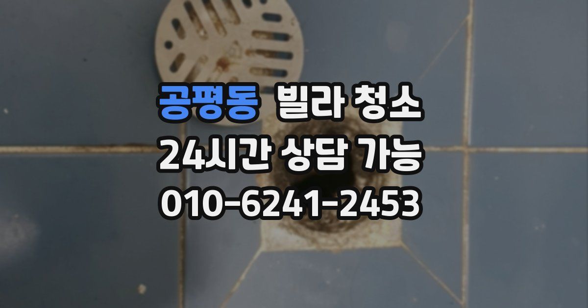공평동 빌라 청소