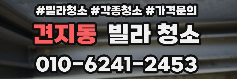 견지동 빌라 청소