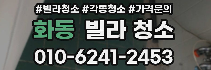 화동 빌라 청소