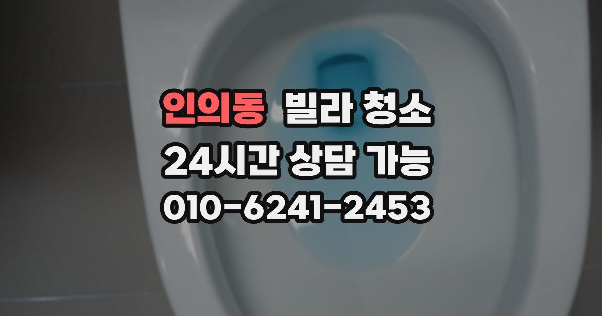 인의동 빌라 청소