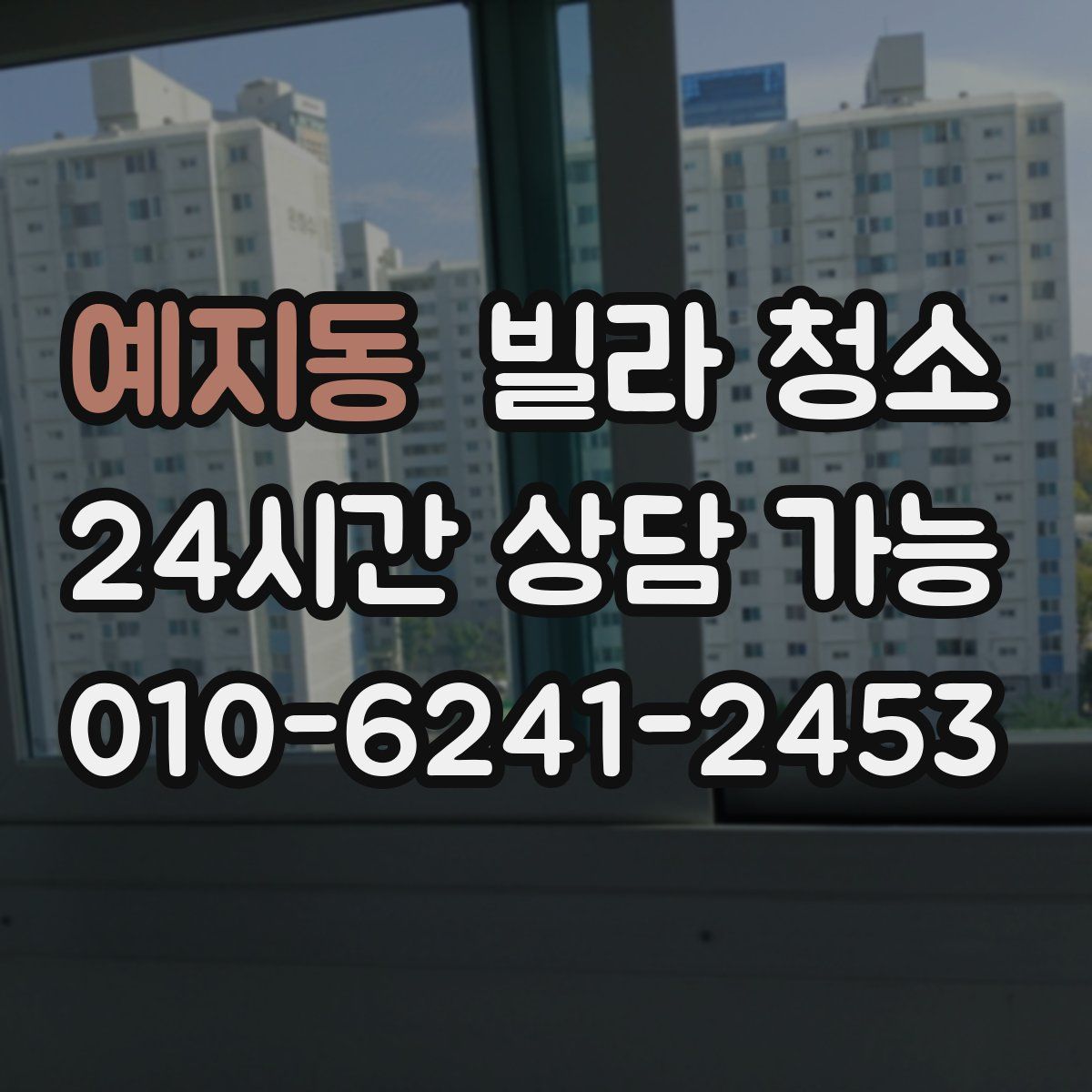 예지동 빌라 청소