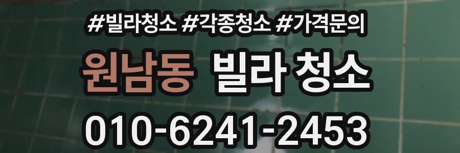 원남동 빌라 청소