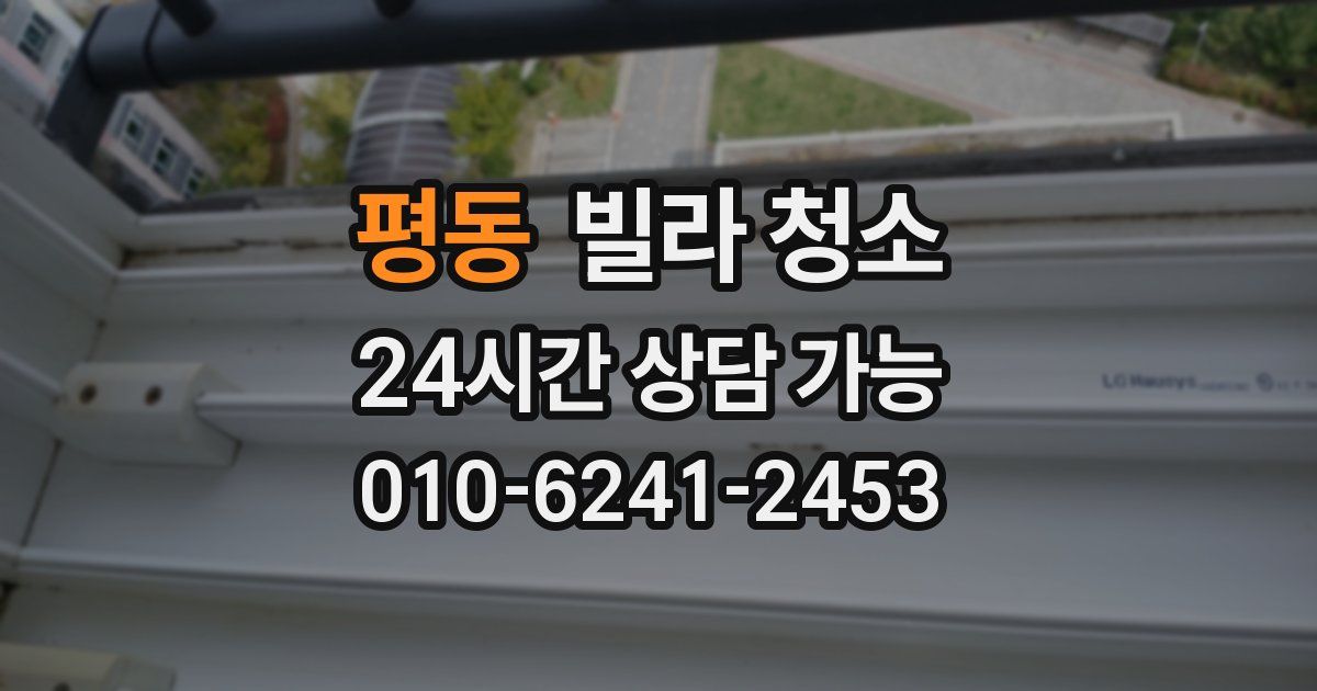 평동 빌라 청소