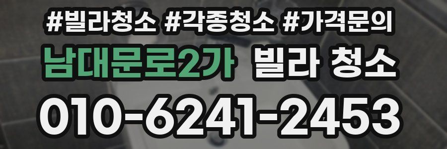 남대문로2가 빌라 청소