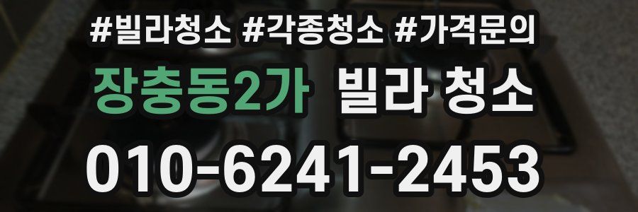 장충동2가 빌라 청소