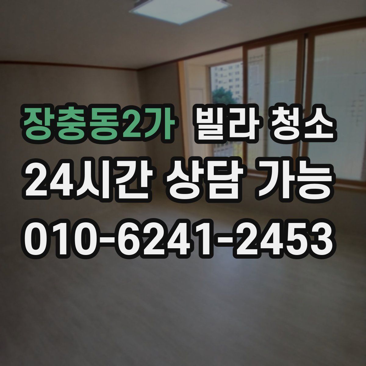 장충동2가 빌라 청소