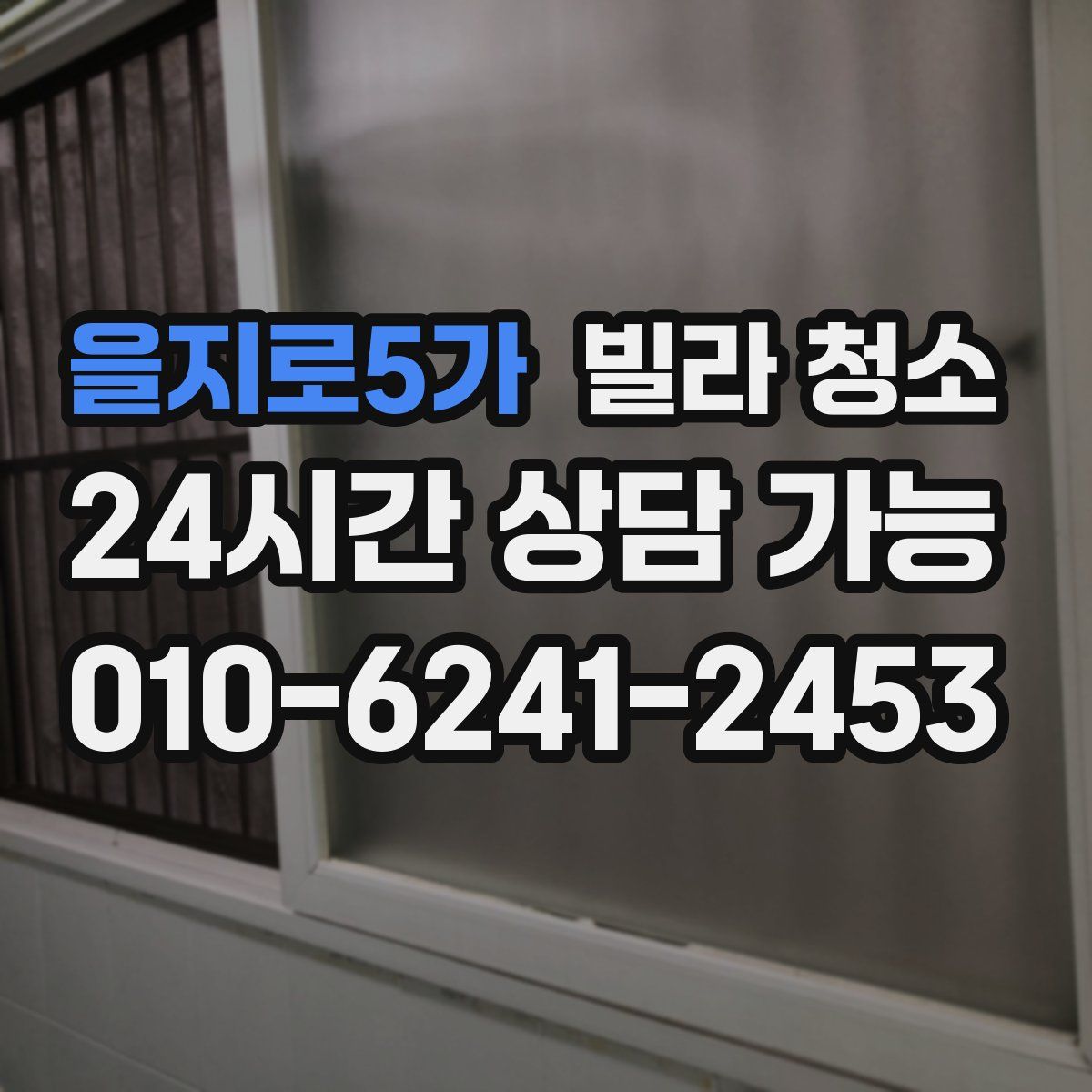 을지로5가 빌라 청소