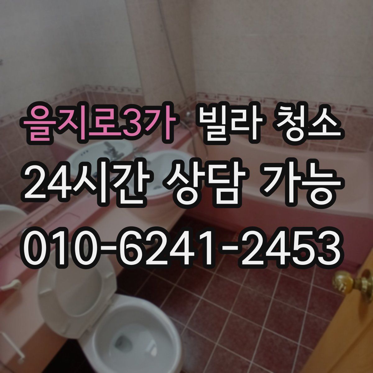 을지로3가 빌라 청소