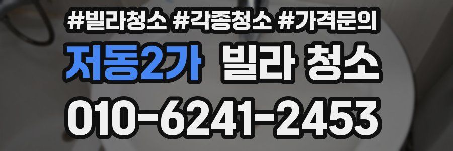 저동2가 빌라 청소