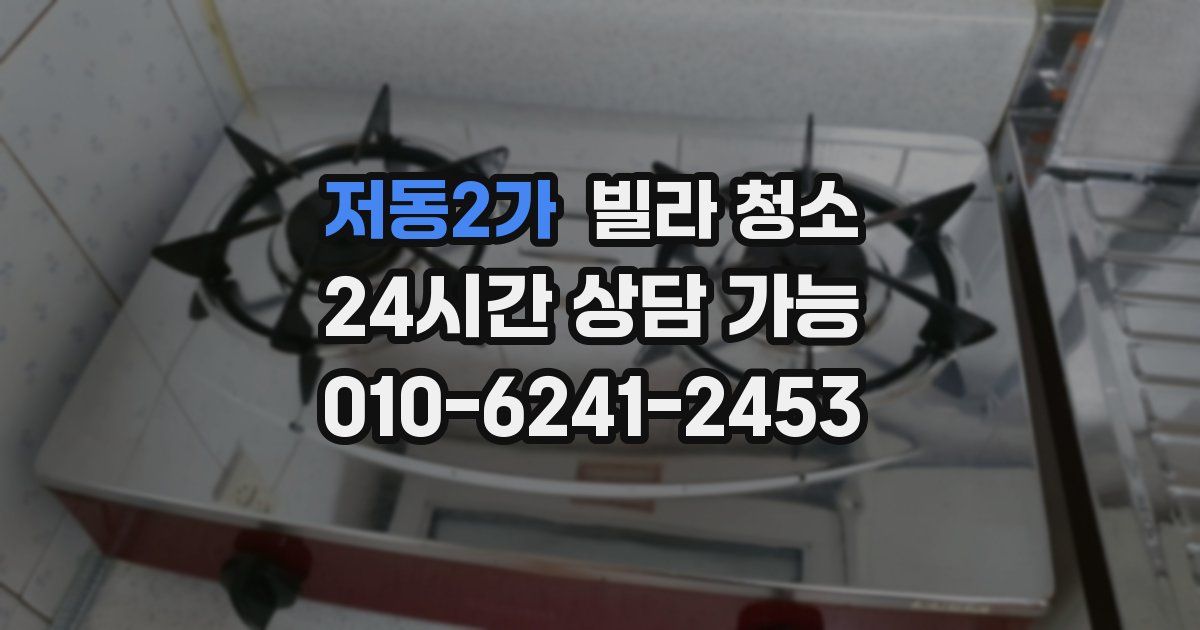 저동2가 빌라 청소