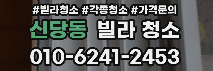 신당동 빌라 청소