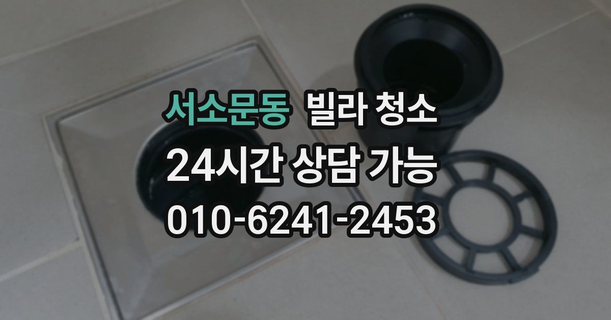 서소문동 빌라 청소