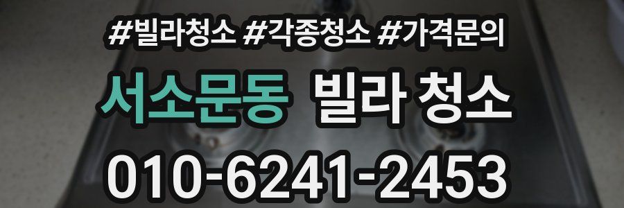 서소문동 빌라 청소