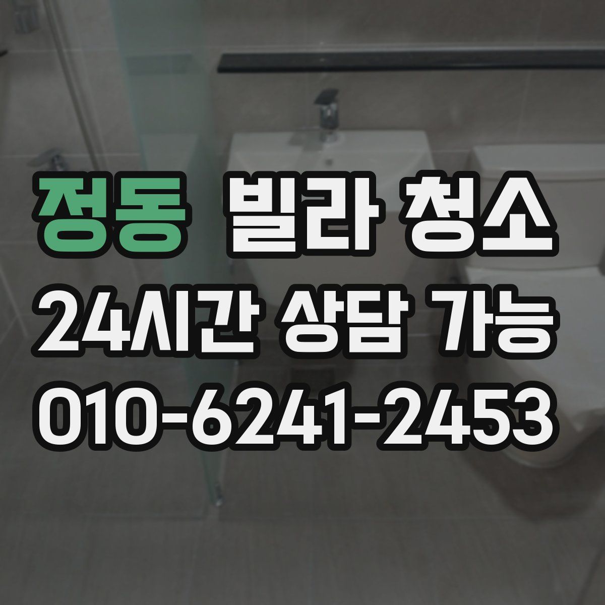 정동 빌라 청소