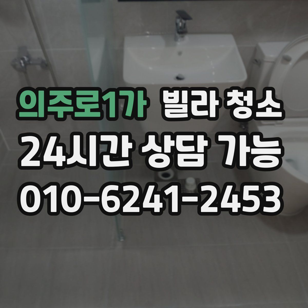 의주로1가 빌라 청소