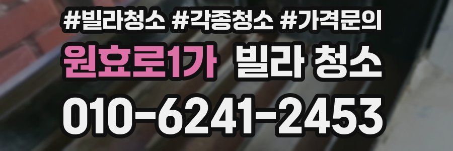 원효로1가 빌라 청소