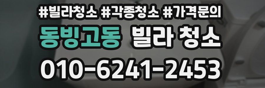 동빙고동 빌라 청소