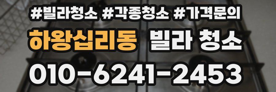 하왕십리동 빌라 청소