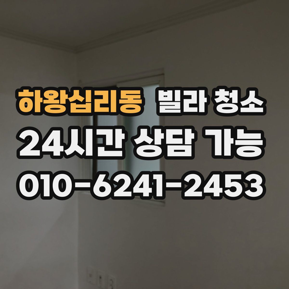 하왕십리동 빌라 청소