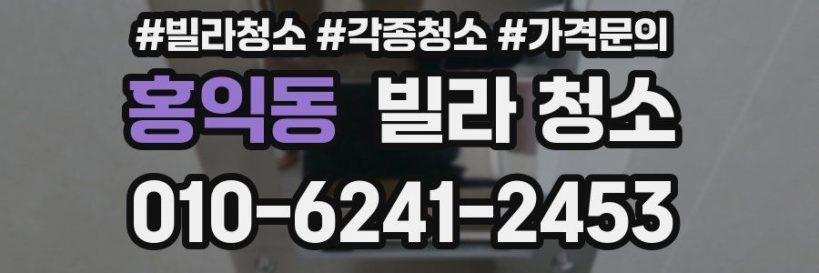 홍익동 빌라 청소