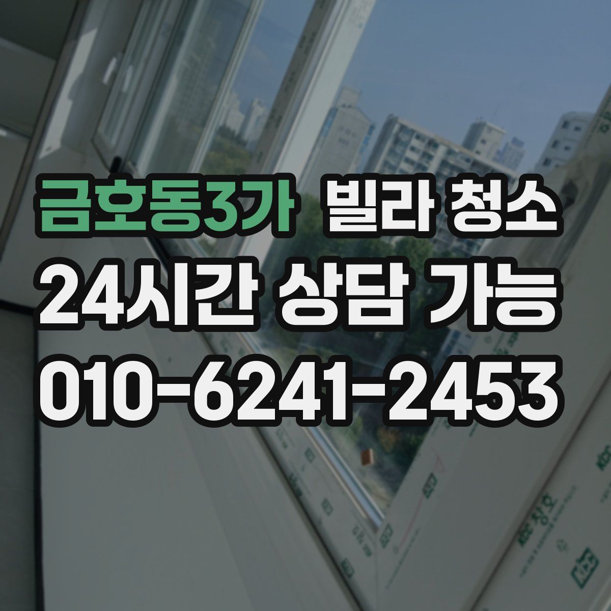 금호동3가 빌라 청소