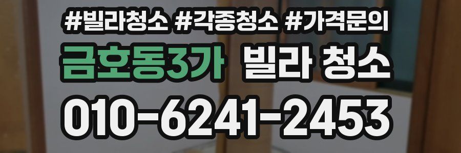 금호동3가 빌라 청소