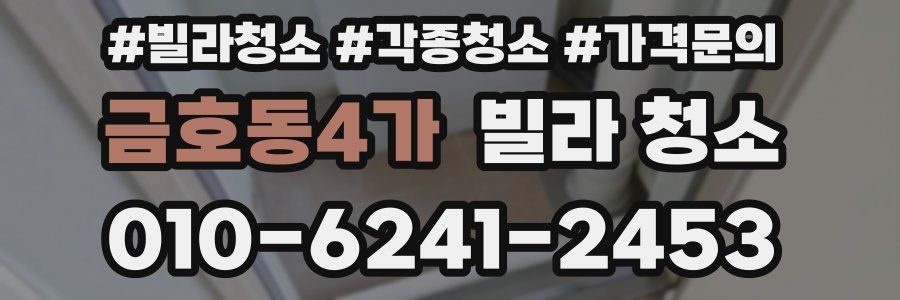 금호동4가 빌라 청소