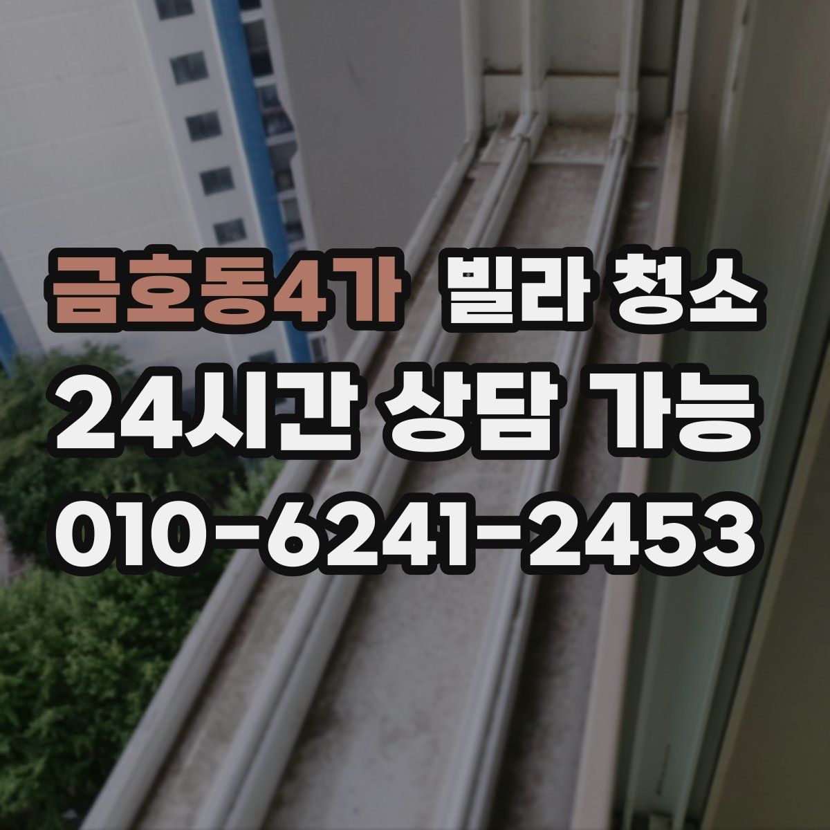 금호동4가 빌라 청소