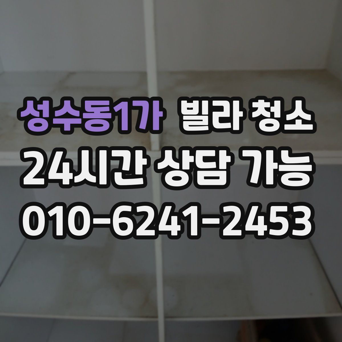 성수동1가 빌라 청소