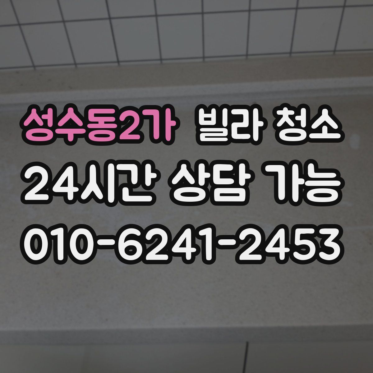 성수동2가 빌라 청소