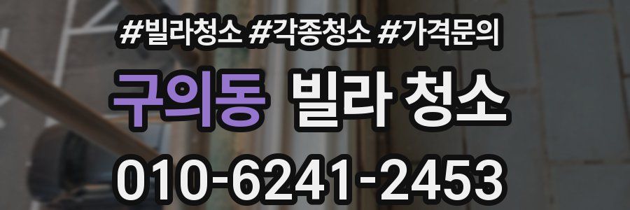 구의동 빌라 청소