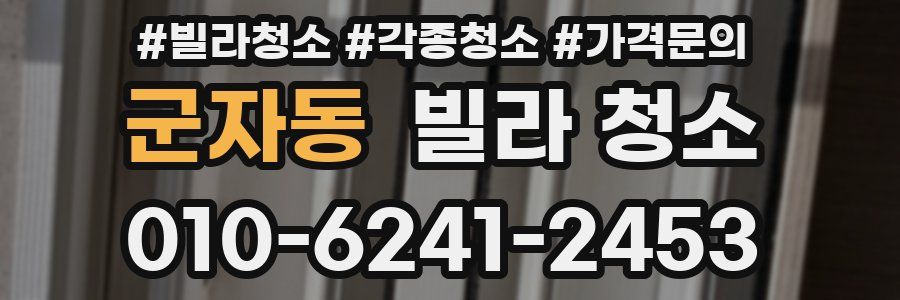 군자동 빌라 청소